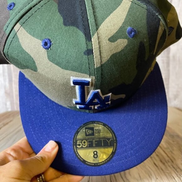 Los Angeles Dodgers New Era On-Field 59FIFTY Fitted Hat - Picture 4 of 7
